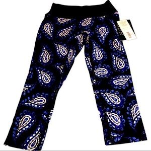 PrismSport Legging Capri Paisley S NEW